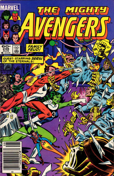 The Avengers #246 [Newsstand]-Fine (5.5 – 7)