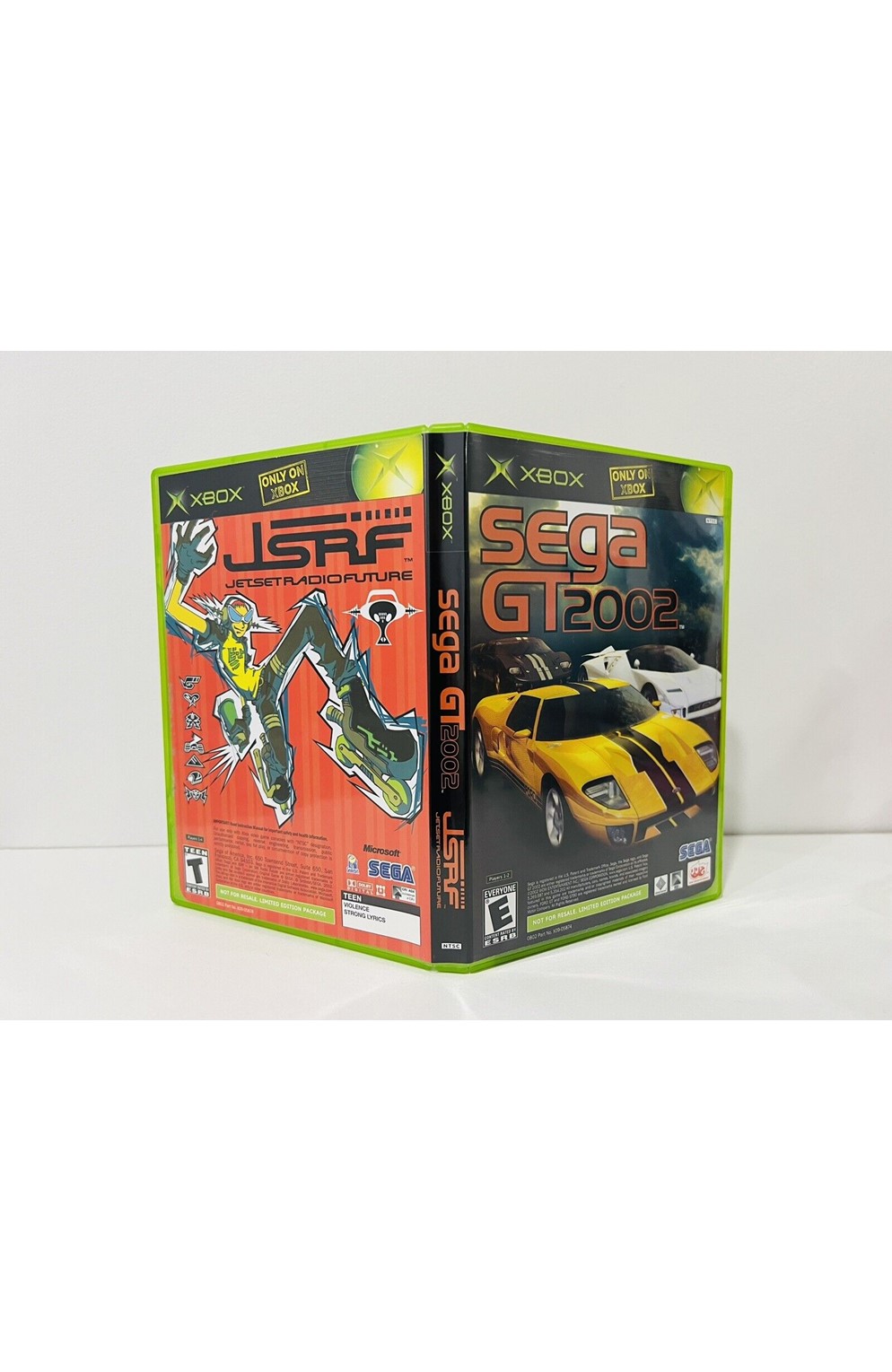 Xbox Original Sega Gt 2002 & Jsrf Jetset Radio Future