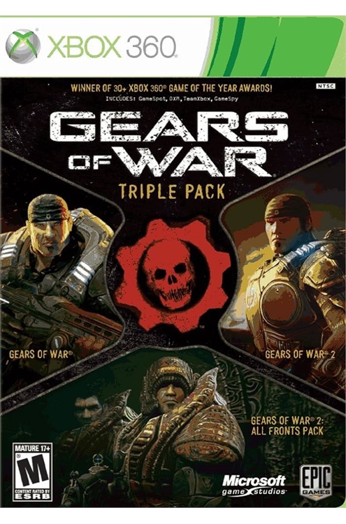 Xbox 360 Xb360 Gears of War Triple Pack