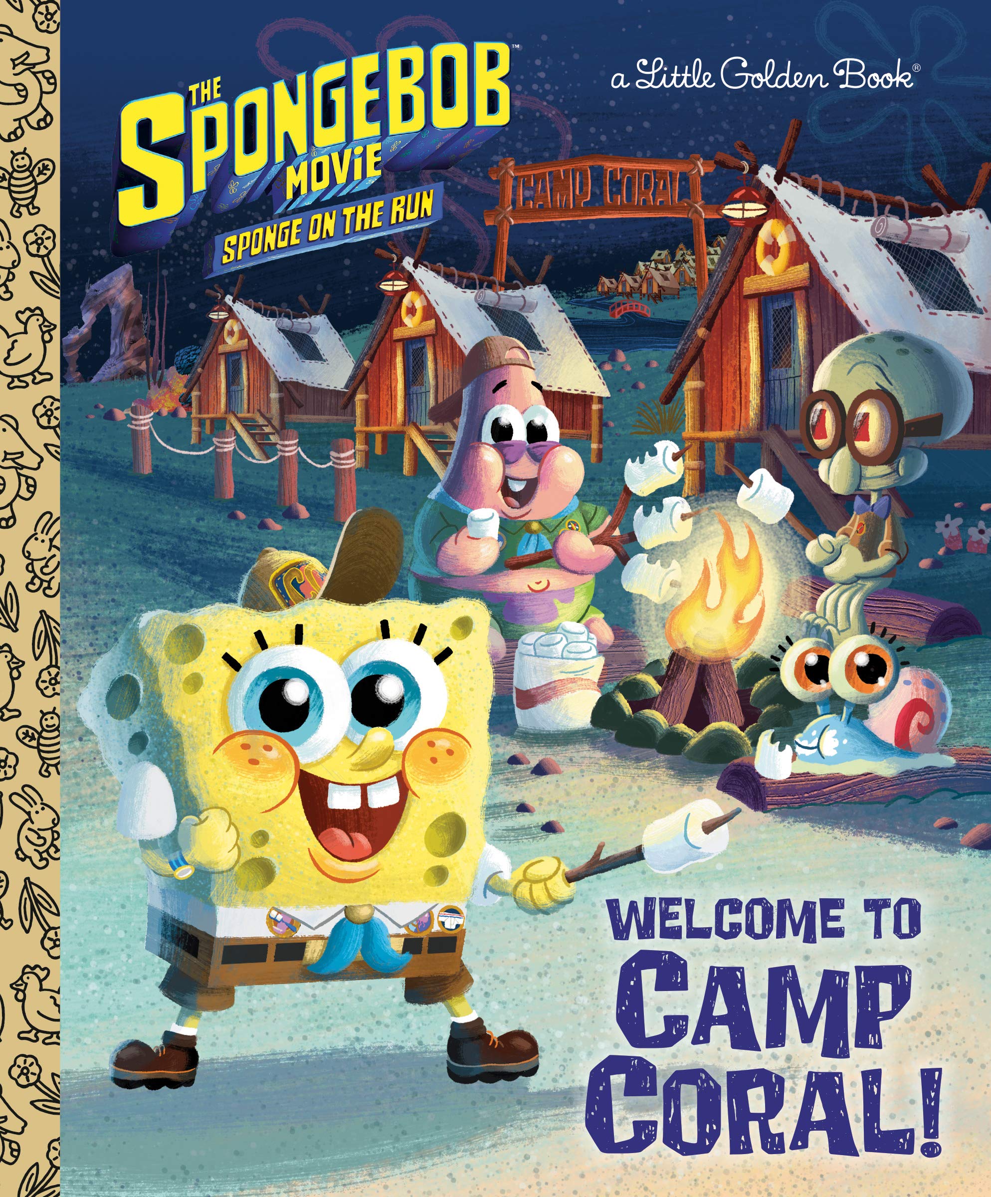 Spongebob The Movie Welcome To Camp Coral Little Golden Book