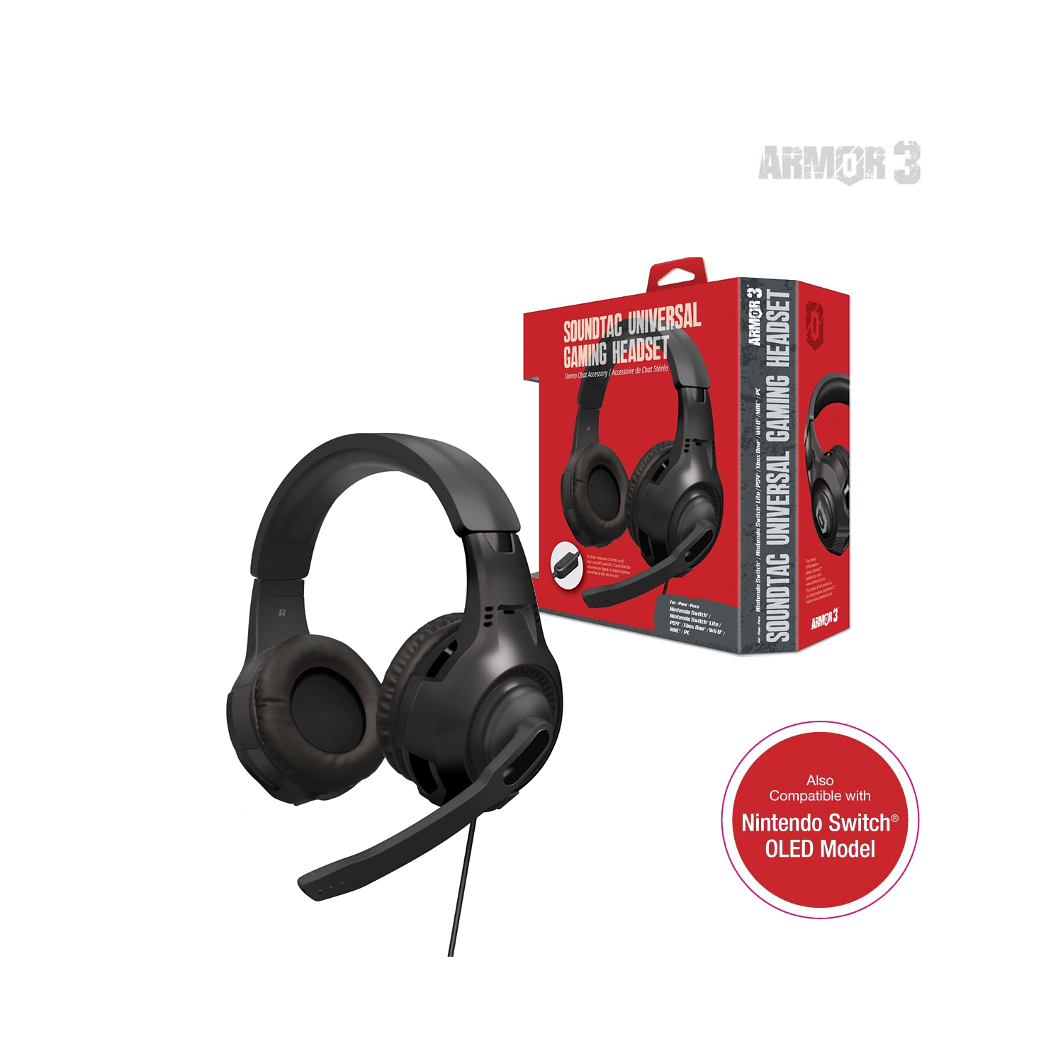 Soundtac Universal Gaming Headset Black