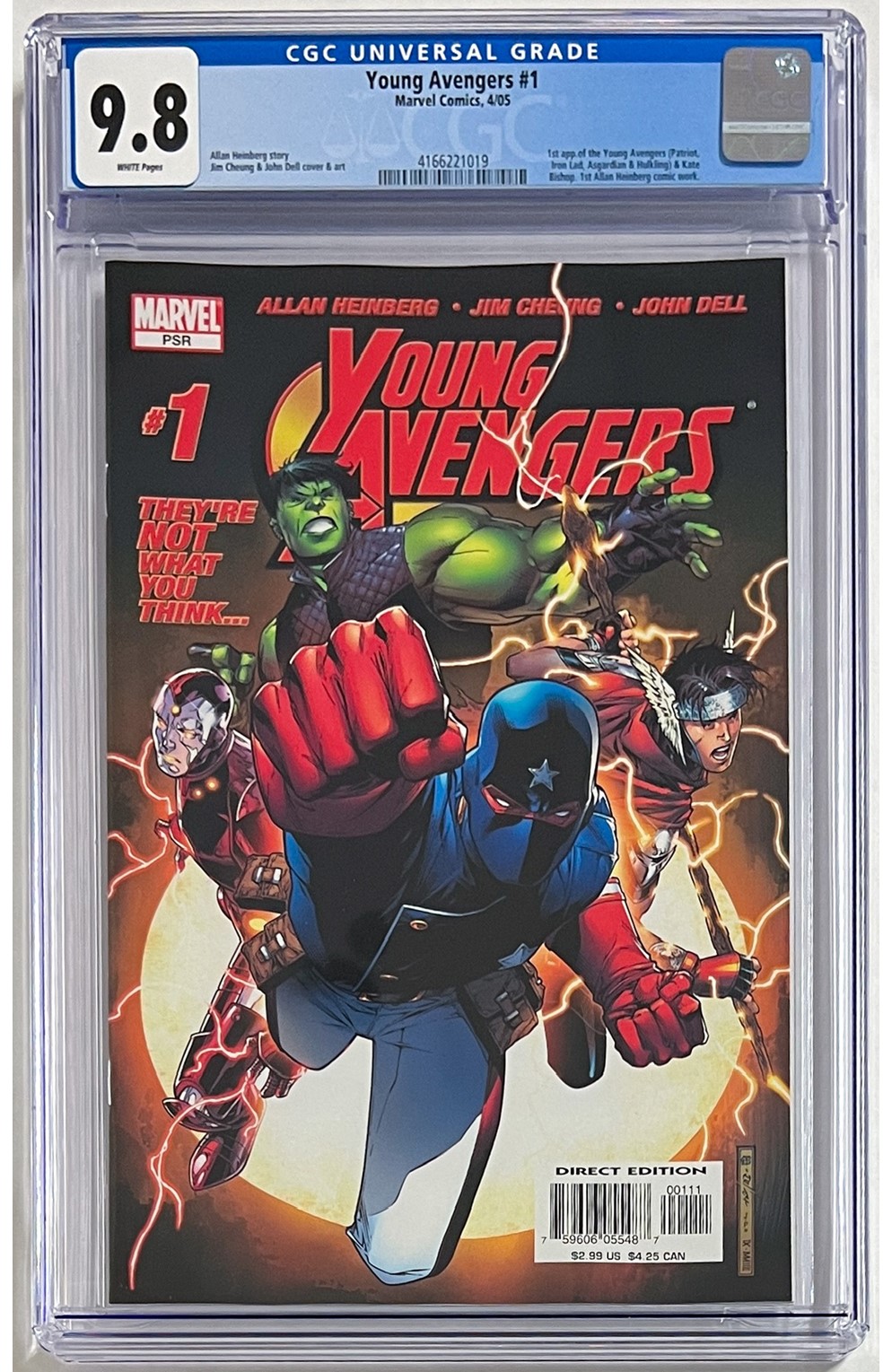 Young Avengers #1 Cgc 9.8