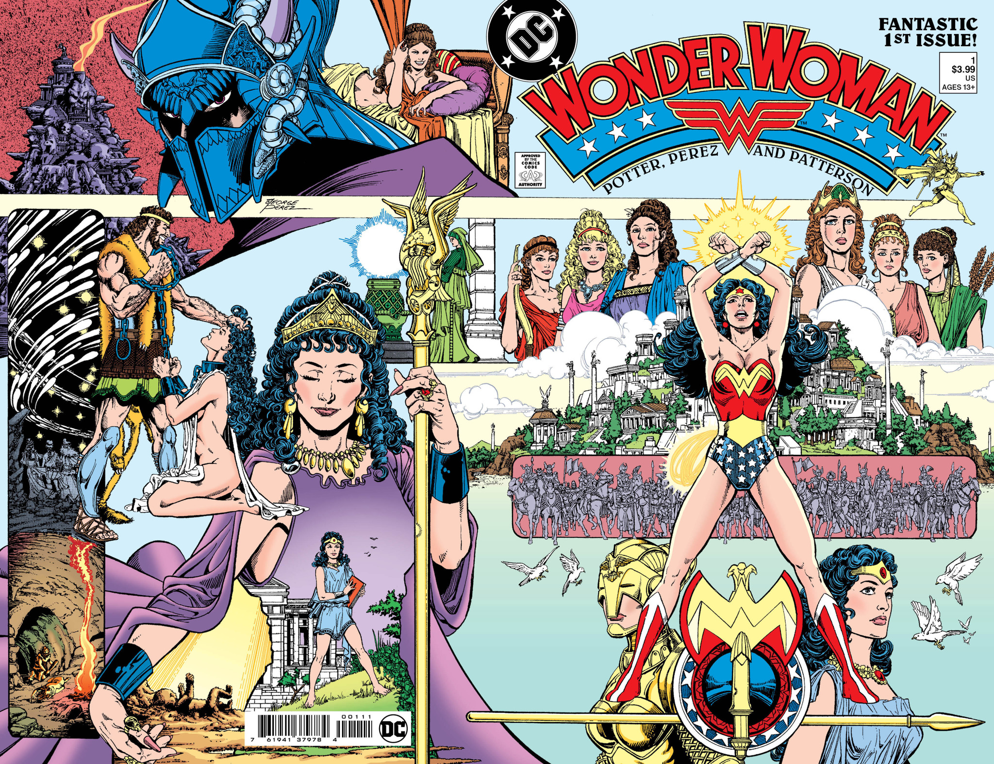 Wonder Woman #1 Facsimile Edition (2023 Edition) Cover A George Perez (1987)