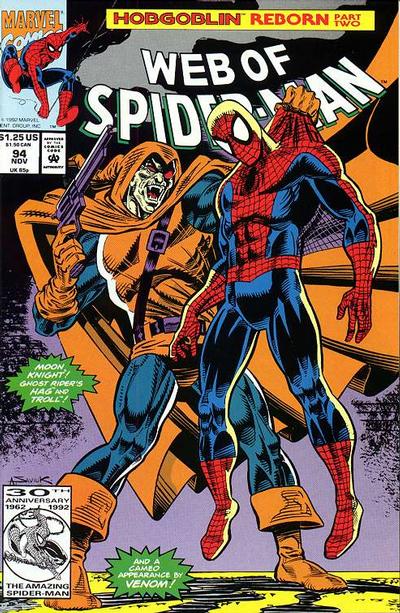 Web of Spider-Man #94 [Direct](1985)-Near Mint (9.2 - 9.8)