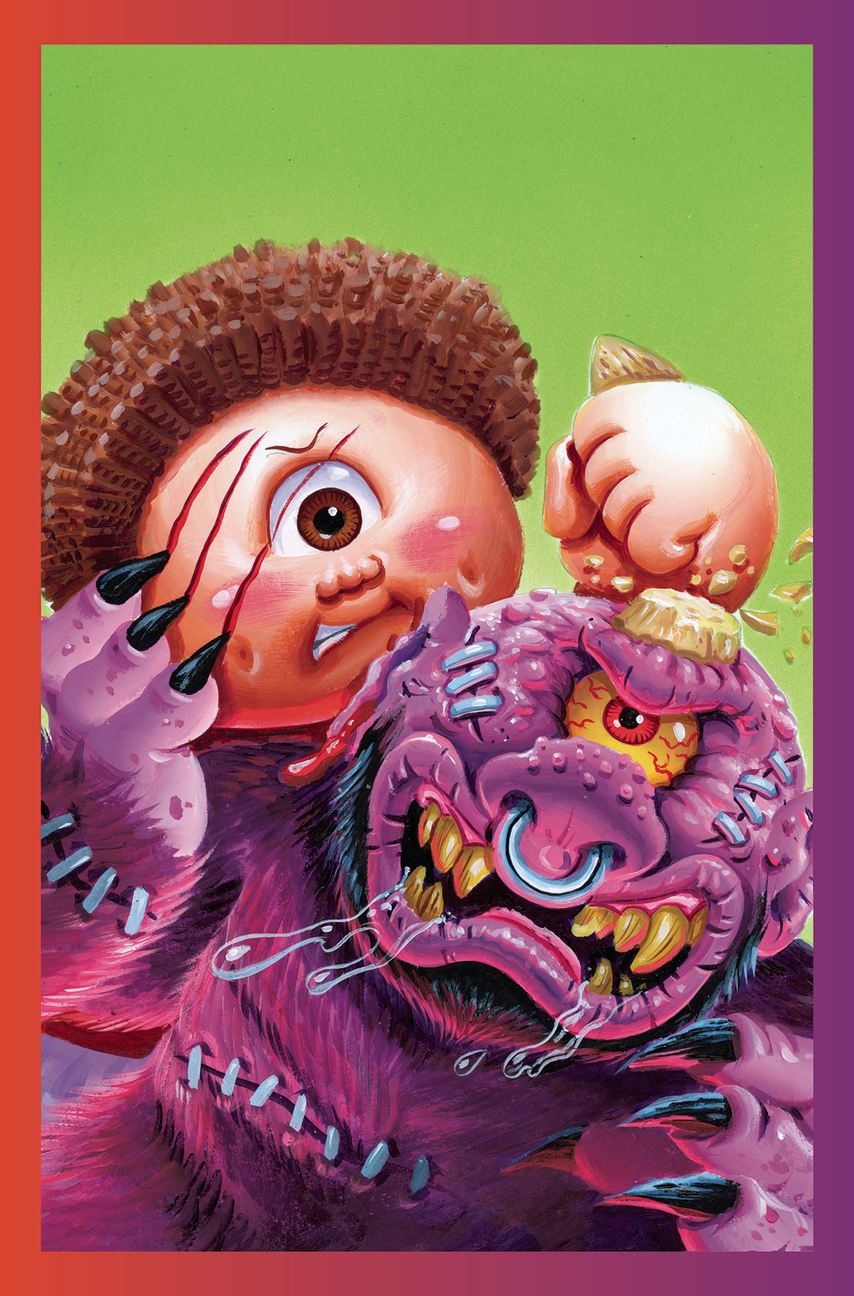 Madballs Vs Garbage Pail Kids #1 Cover I 40 Copy Incentive Simko Trading Card Virgin
