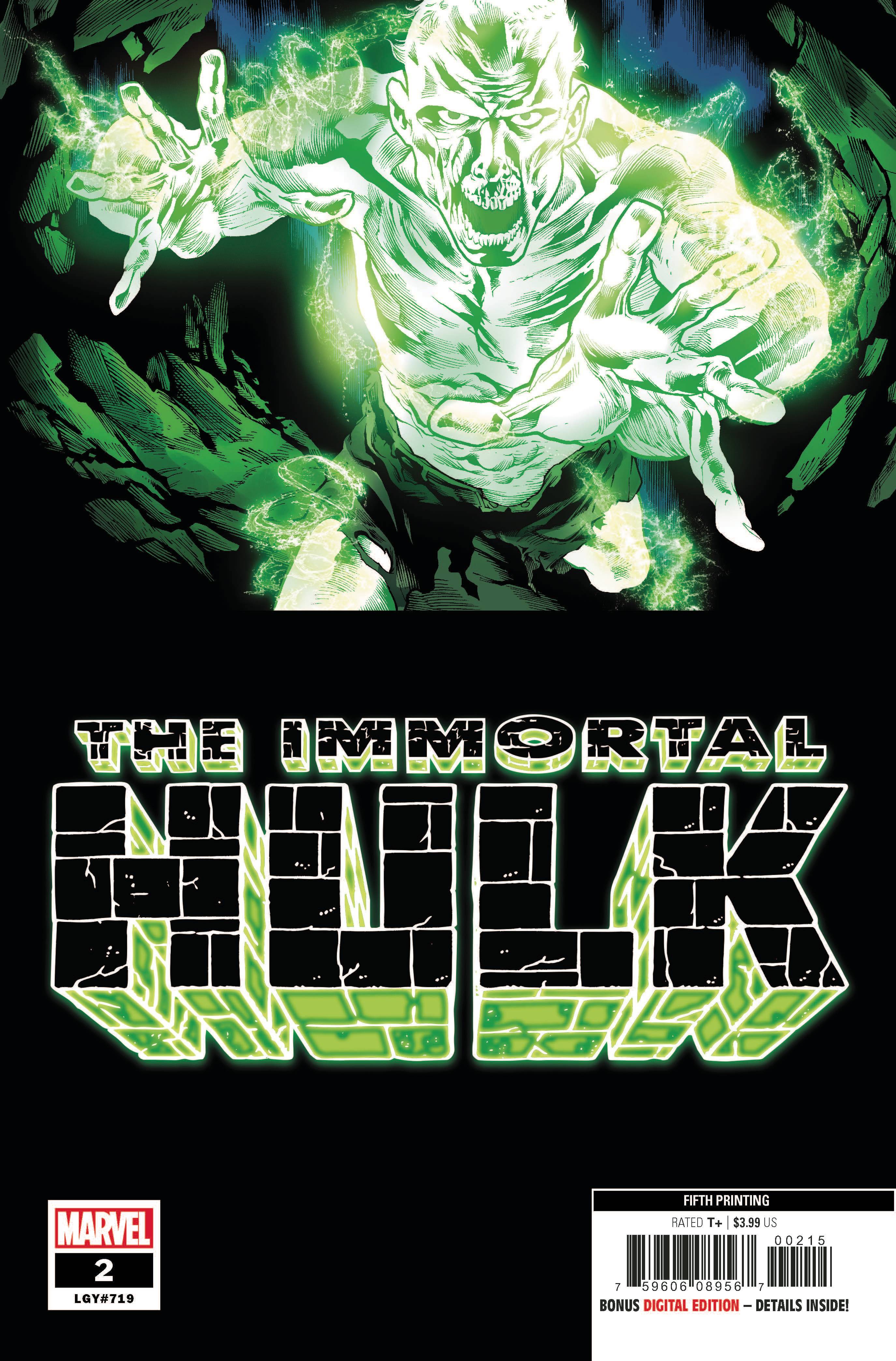 Immortal Hulk #2 5th Printing Bennett Variant (2018)
