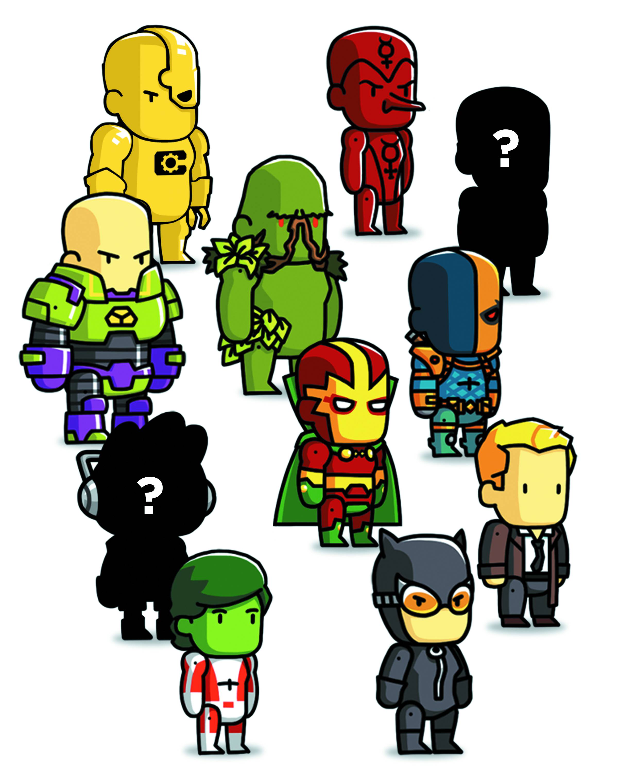 Scribblenauts Unmasked Blind Mystery Box Mini Figures Series 4