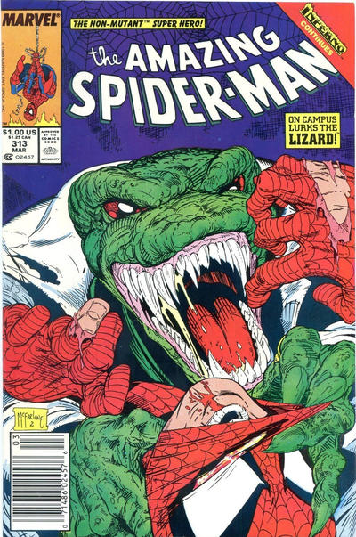 The Amazing Spider-Man #313 [Newsstand] - Fn/Vf