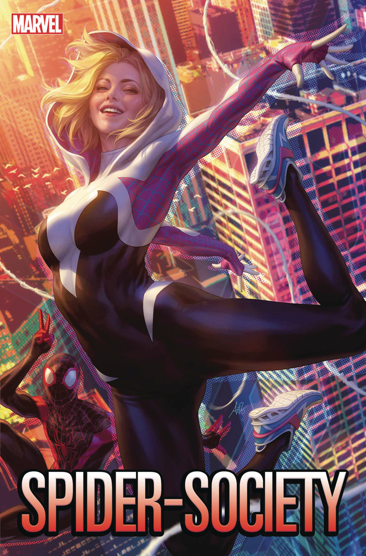 Dynamic Forces Spider-Society #1 Artgerm Spider-Gwen Variant Segura Signed