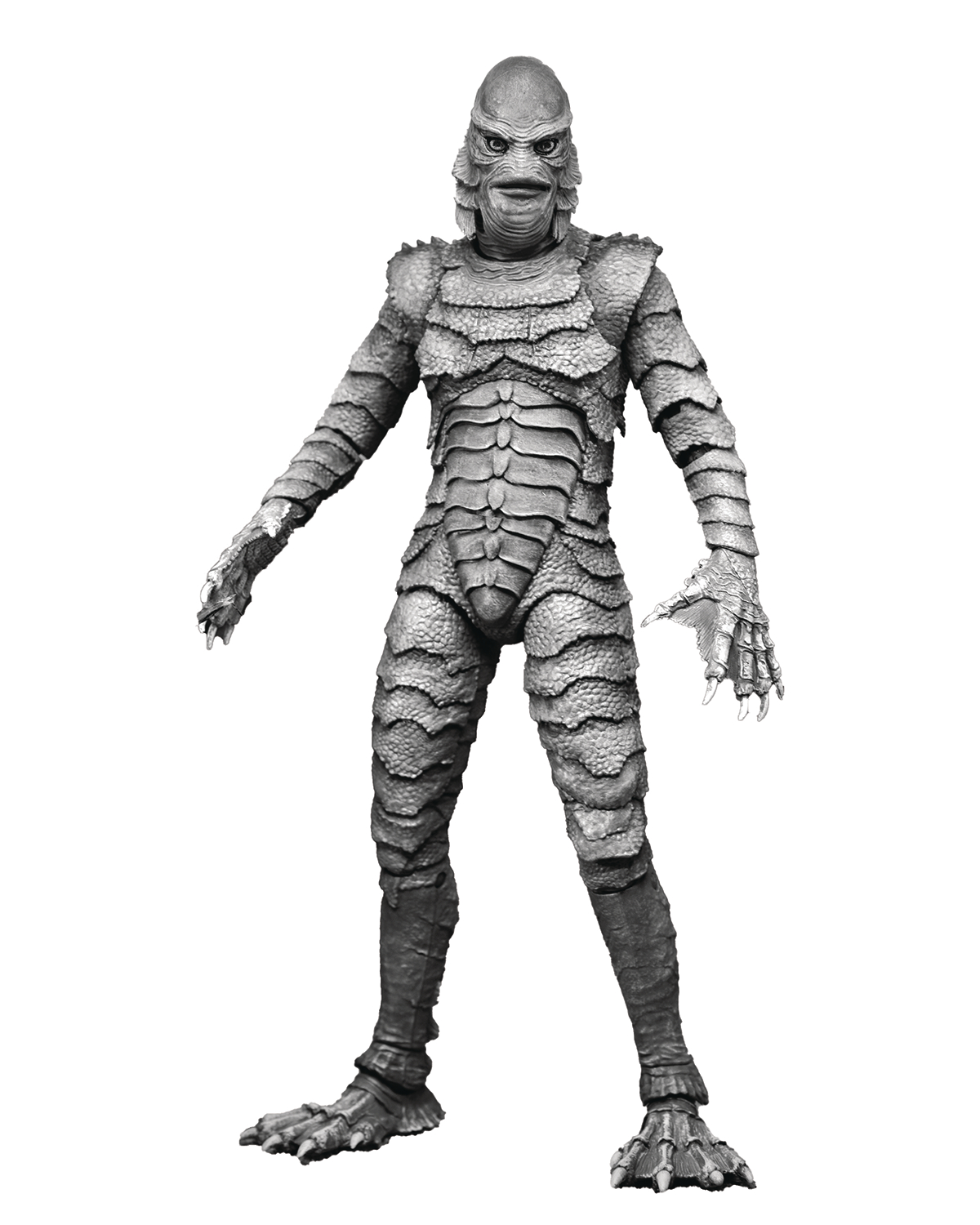 Universal Monsters Ultimate Creature from the Black Lagoon B&W Version 7-Inch Action Figure