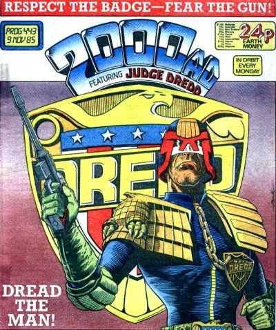 2000 AD #443-Near Mint (9.2 - 9.8)