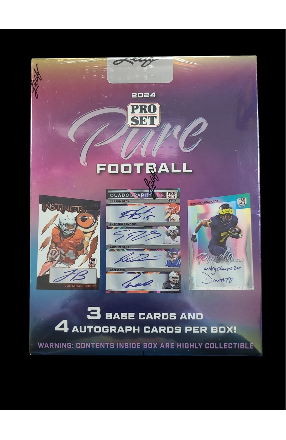 Leaf 2024 Pro Set Pure Football Hobby Box