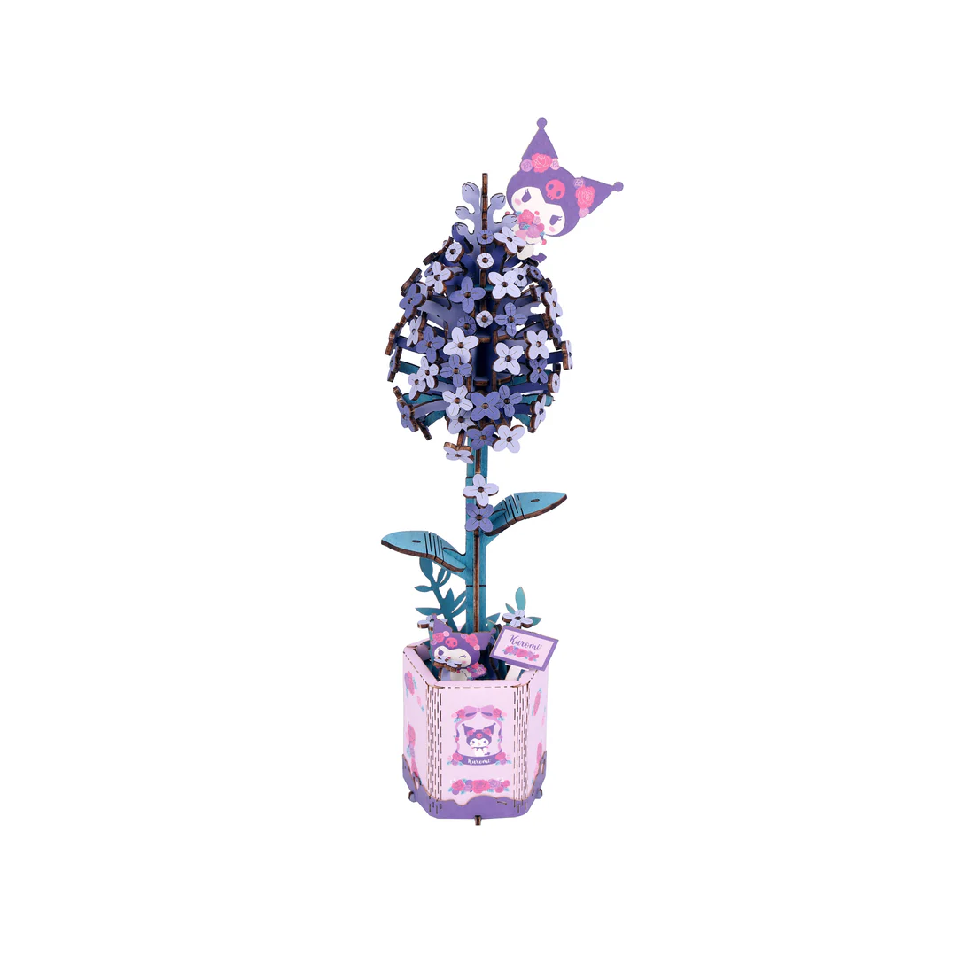 Hello Kitty And Friends Flower Puzzle: Lilac Kuromi