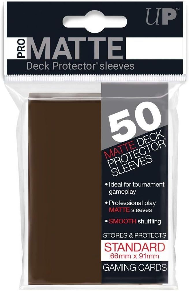 Ultra Pro Deck Protector Brown Standard 50Ct