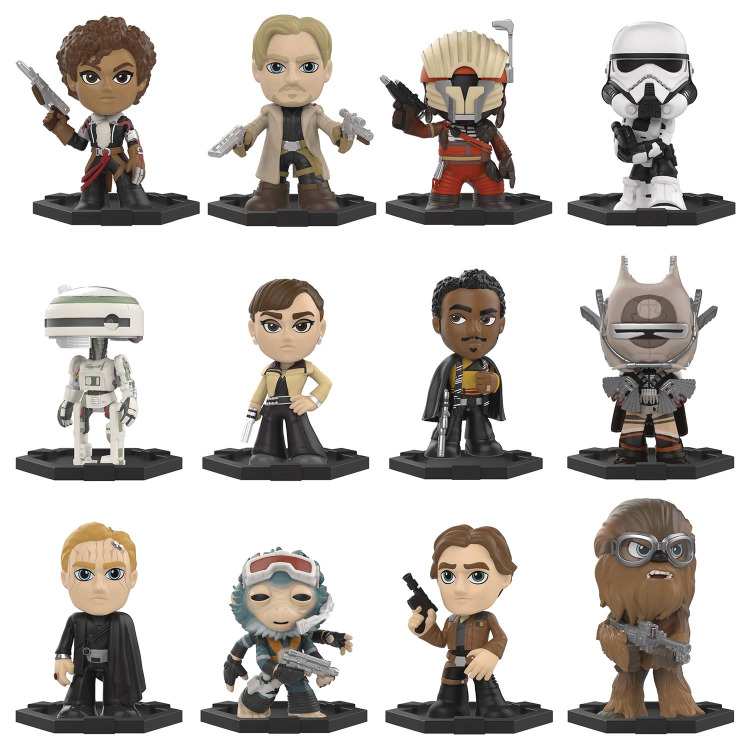 Mystery Minis Star Wars Solo 12 Piece Blind Mystery Box Display