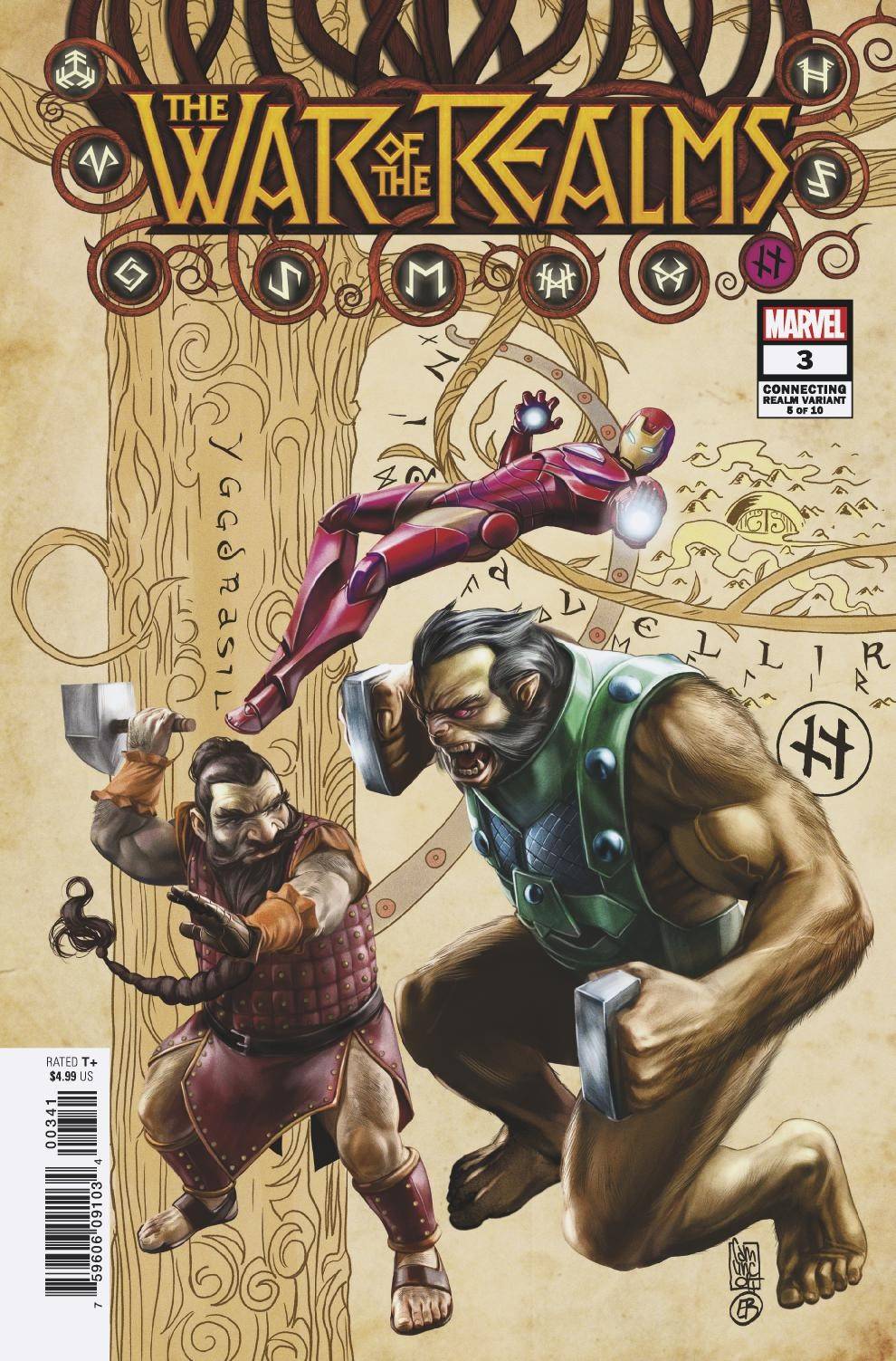 War Of Realms 3 Camuncoli Connecting Realm Variant Of 6 2019 Comichub 