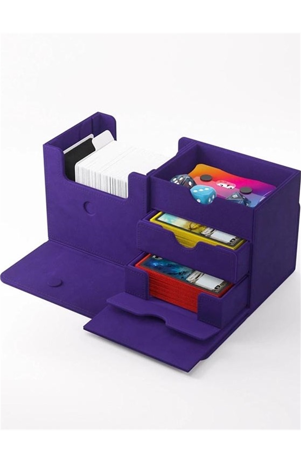 Gamegenic: The Academic 133+ XL Deck Box - Purple/Purple