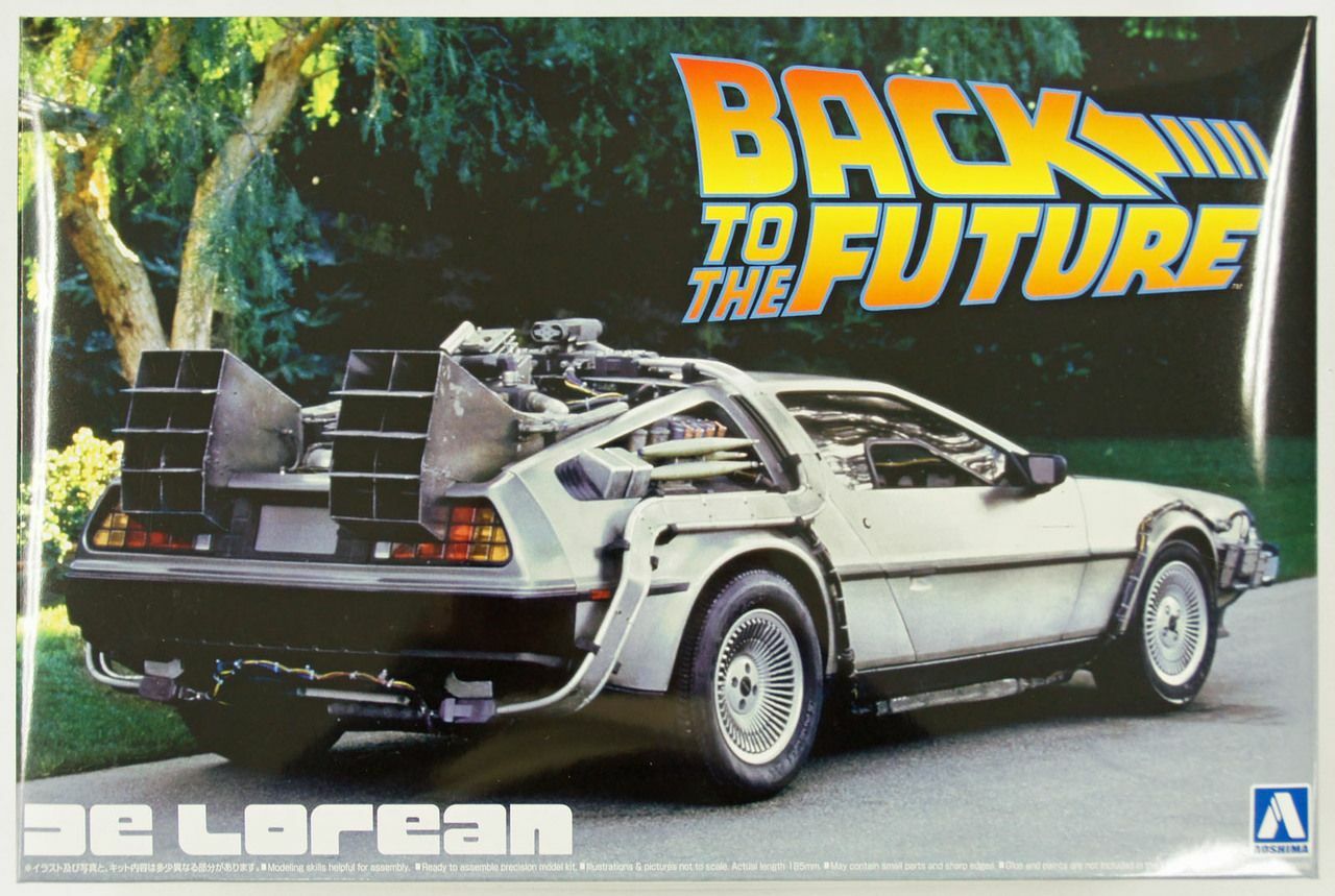 Back To The Future Part I Delorean 1/24 Scale Model Kit