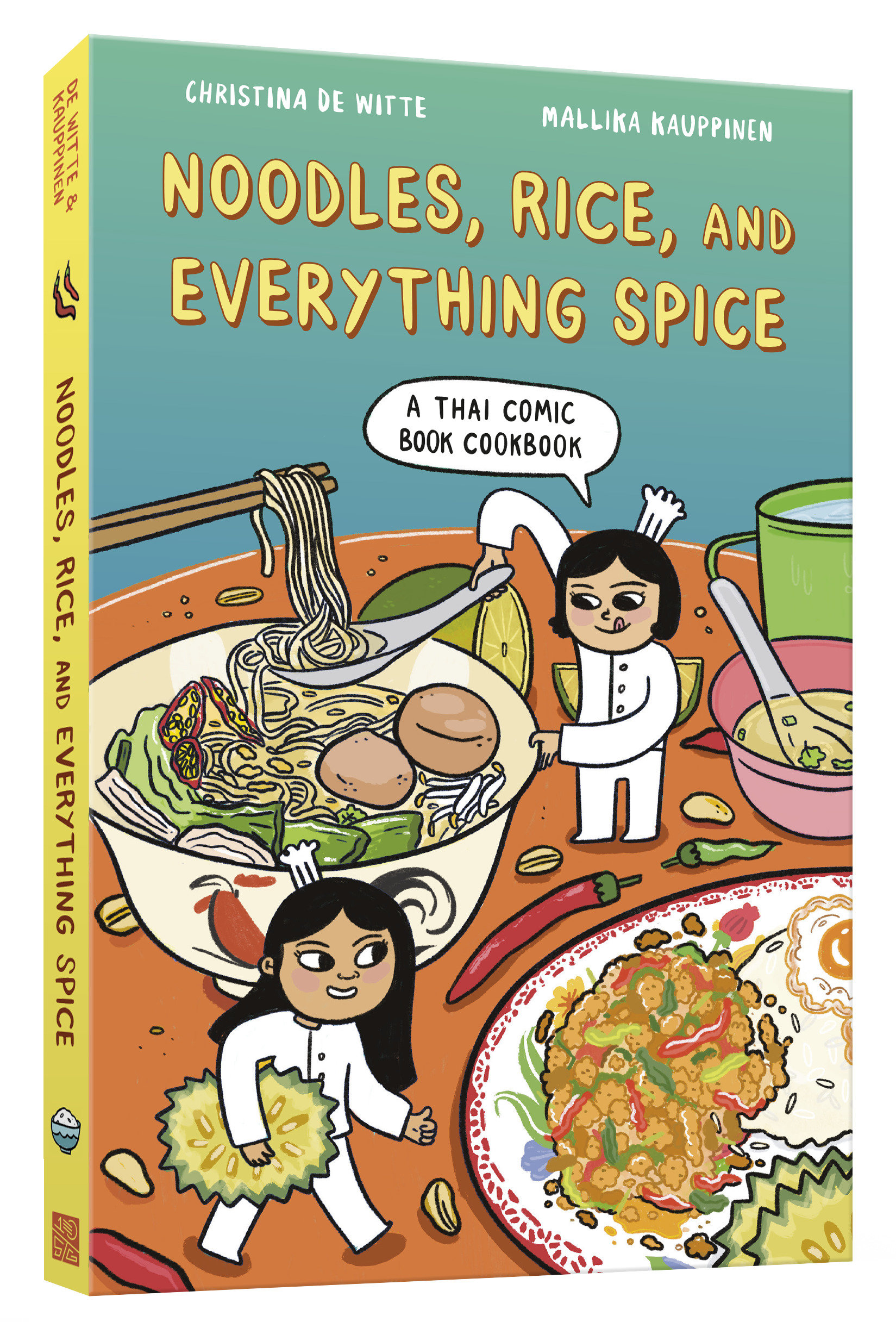 Noodles Rice & Everything Spice Cookbook Graphic Novel