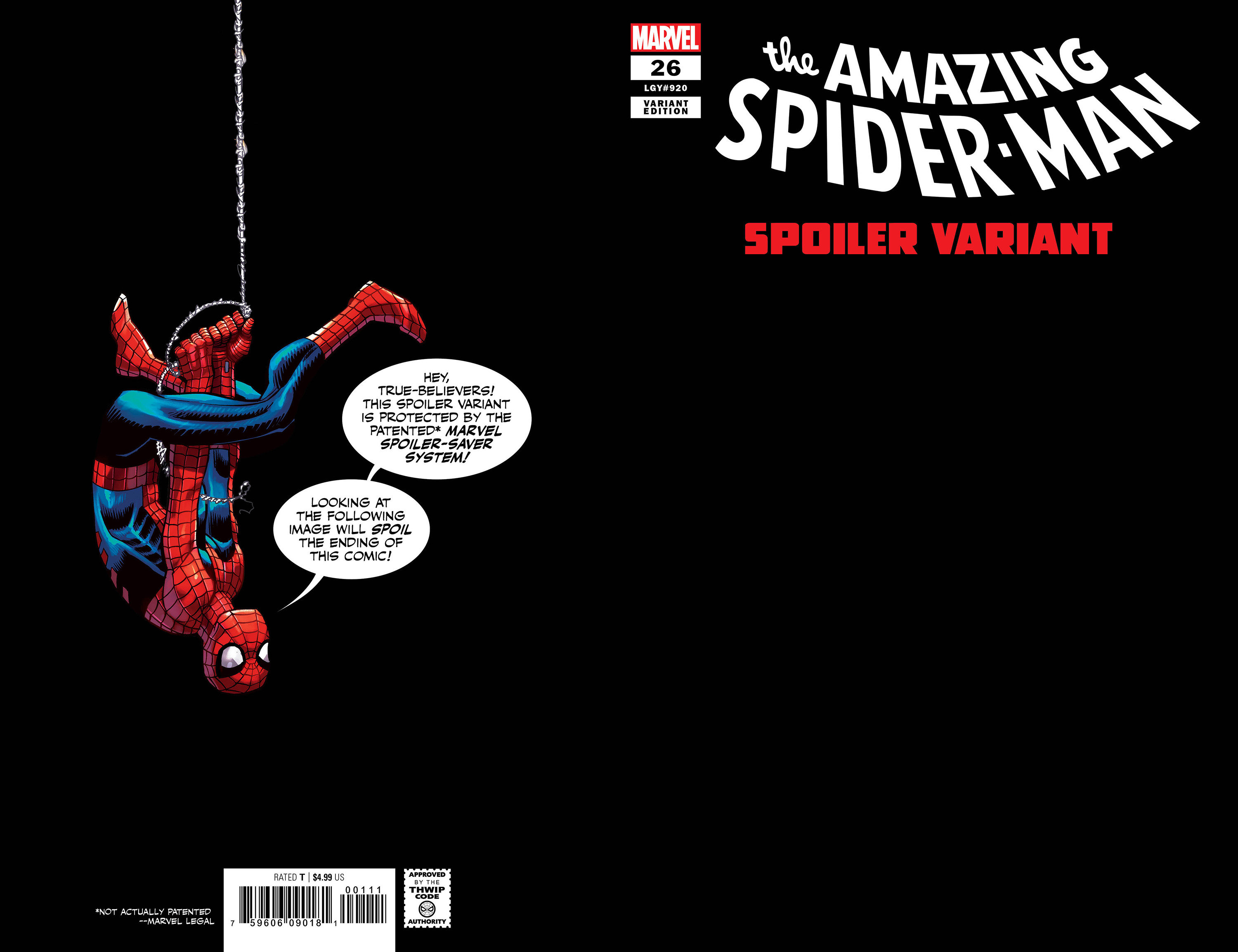 Amazing Spider-Man #26 Gary Frank Spoiler Variant (2022)