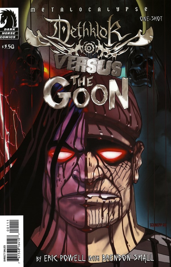 Dethklok Vs The Goon (One Shot) #0 Schnepp Variant Cover