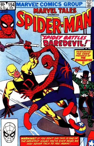 Marvel Tales #154 [Direct]-Good (1.8 – 3) Detached