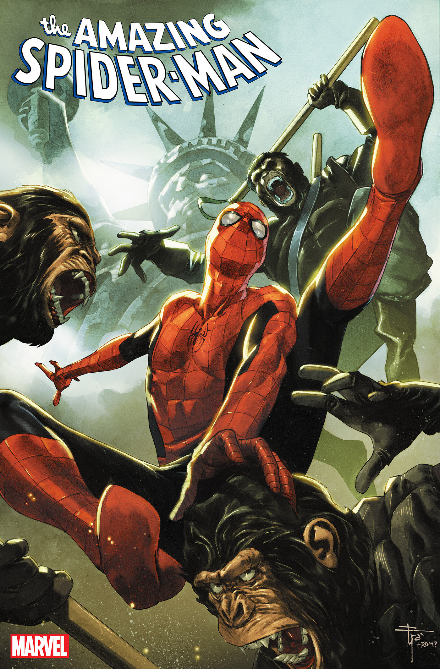 Amazing Spider-Man #19 Mobili Planet of the Apes Variant (2022)