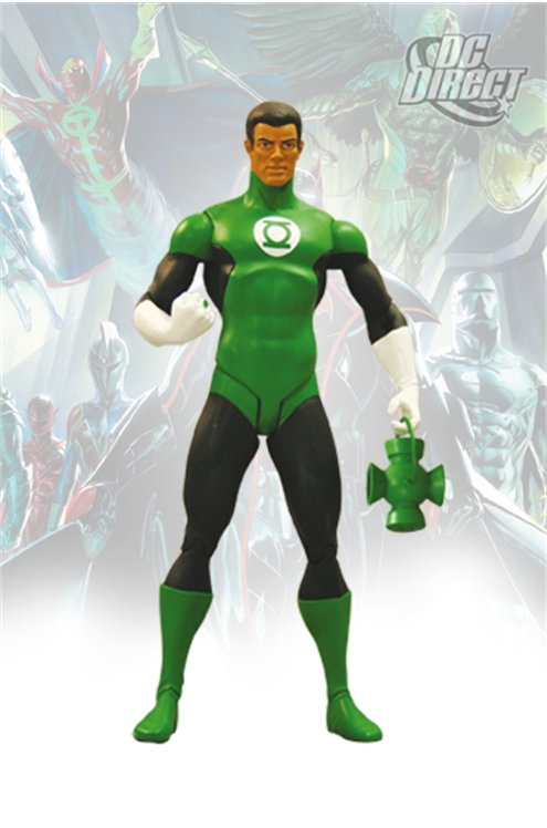 DC Direct Alex Ross Justice League Action Figure Series 7 Green Lantern (John Stewart) (2008)