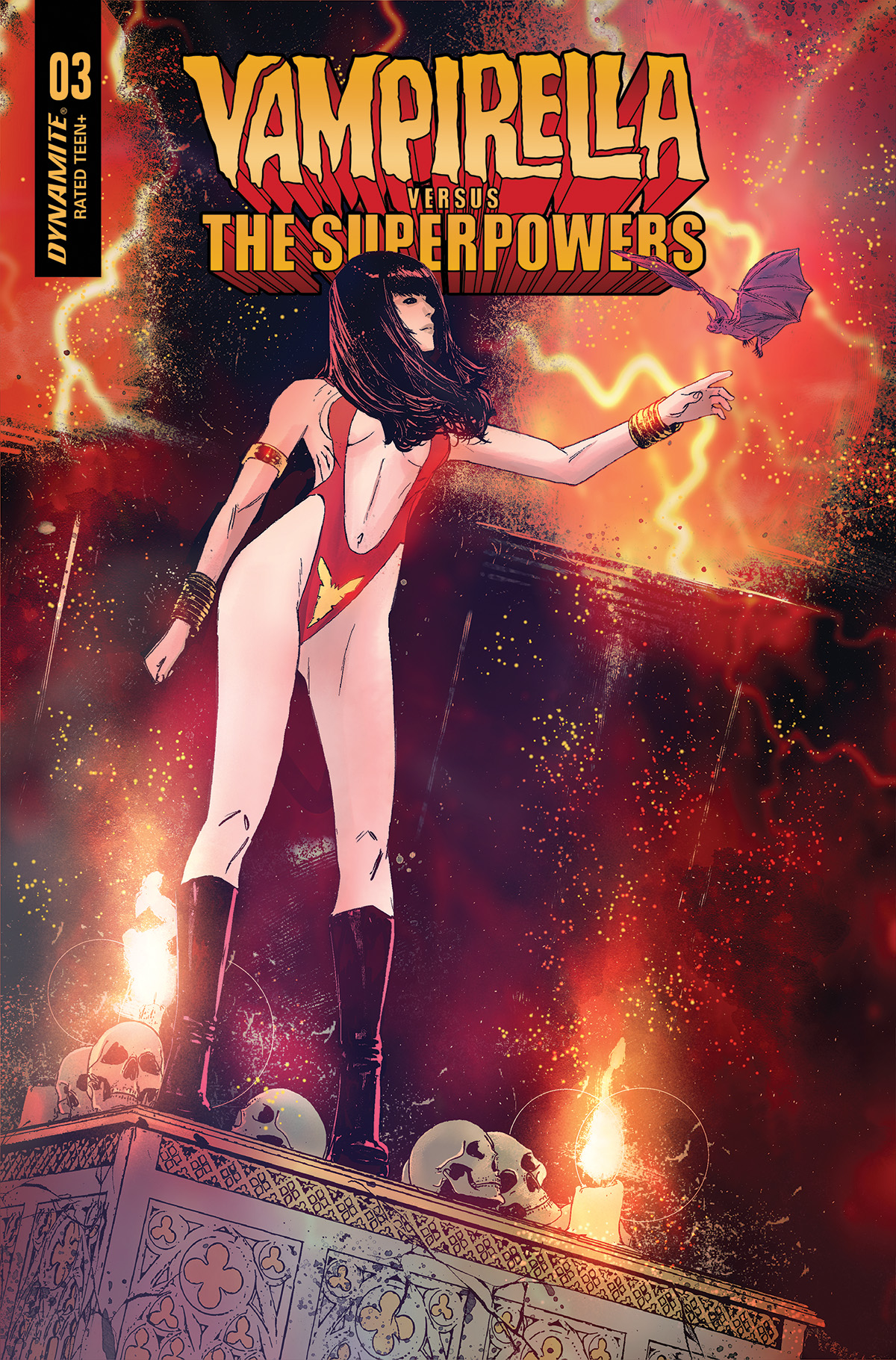 Vampirella Vs Superpowers #3 Cover C Carey