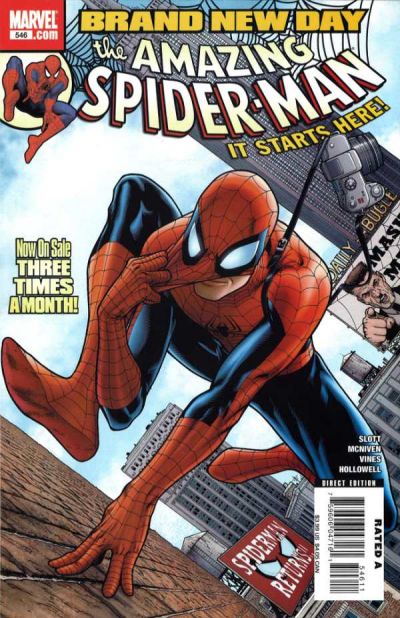The Amazing Spider-Man #546 [Direct Edition] - Vf- 
