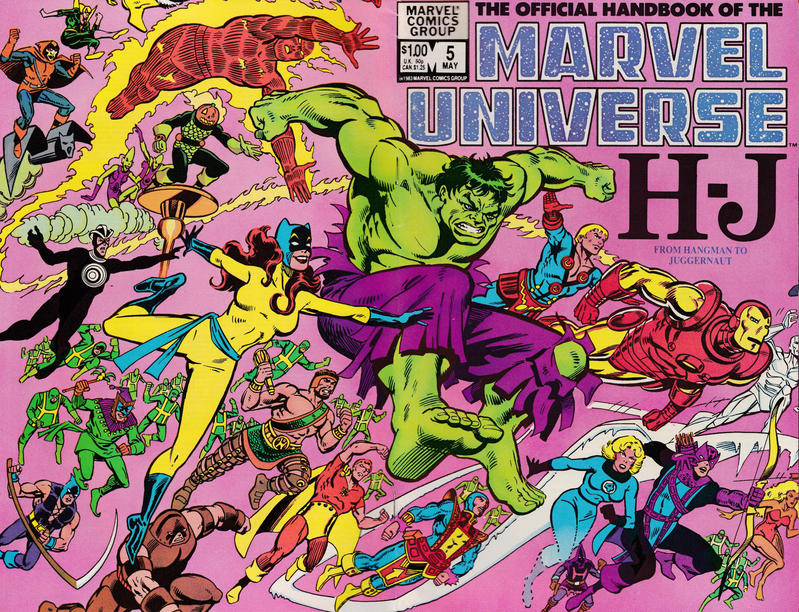 The Official Handbook of The Marvel Universe #5 [Direct]-Fine