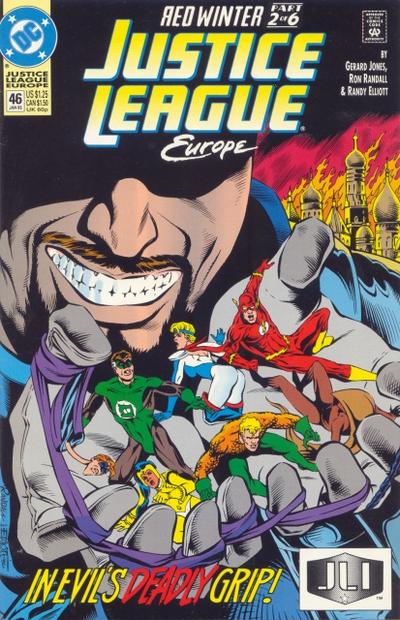 Justice League Europe #46 [Direct]-Fine (5.5 – 7)