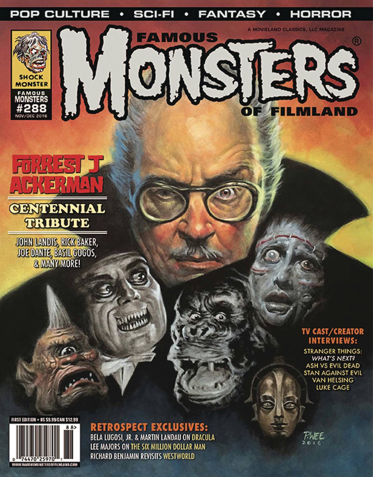 Famous Monsters of Filmland #288 Forrest J Ackerman Variant