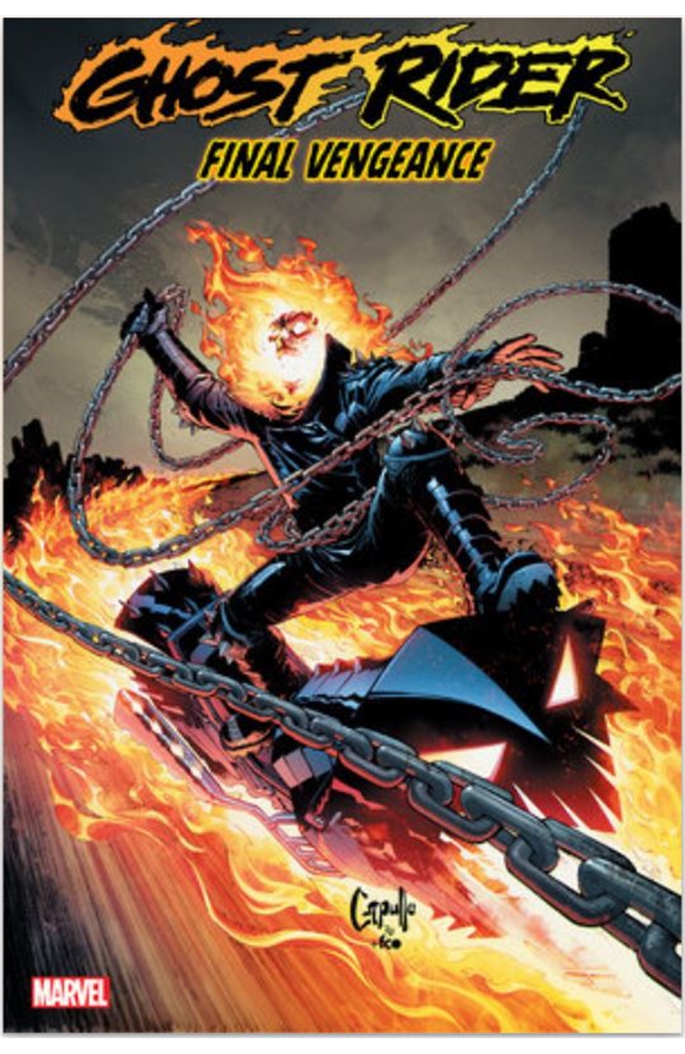 Ghost Rider Final Vengeance #1 By Greg Capullo Folded Poster