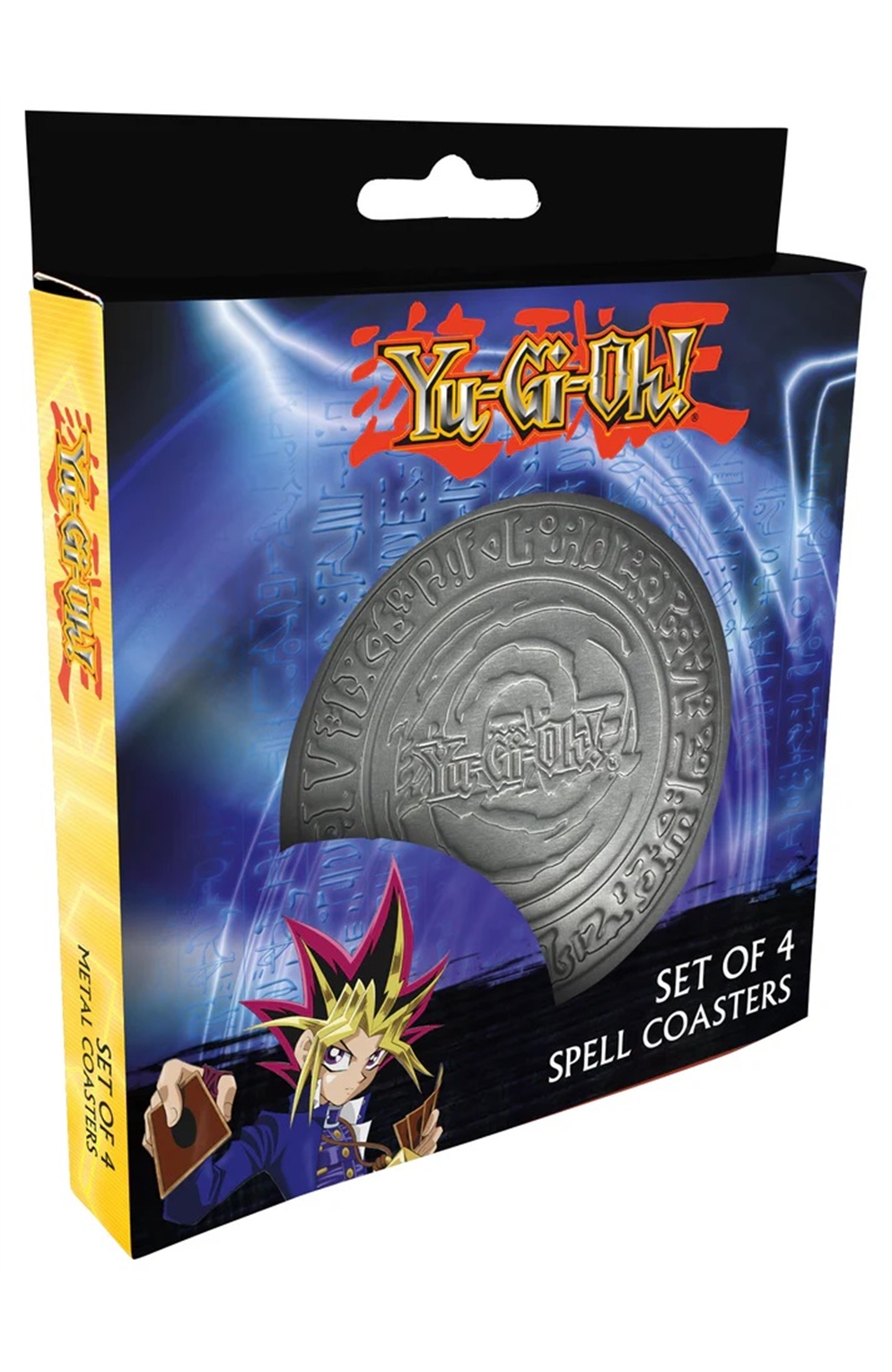 Yu-Gi-Oh! Set of 4 Embossed Metal Coasters