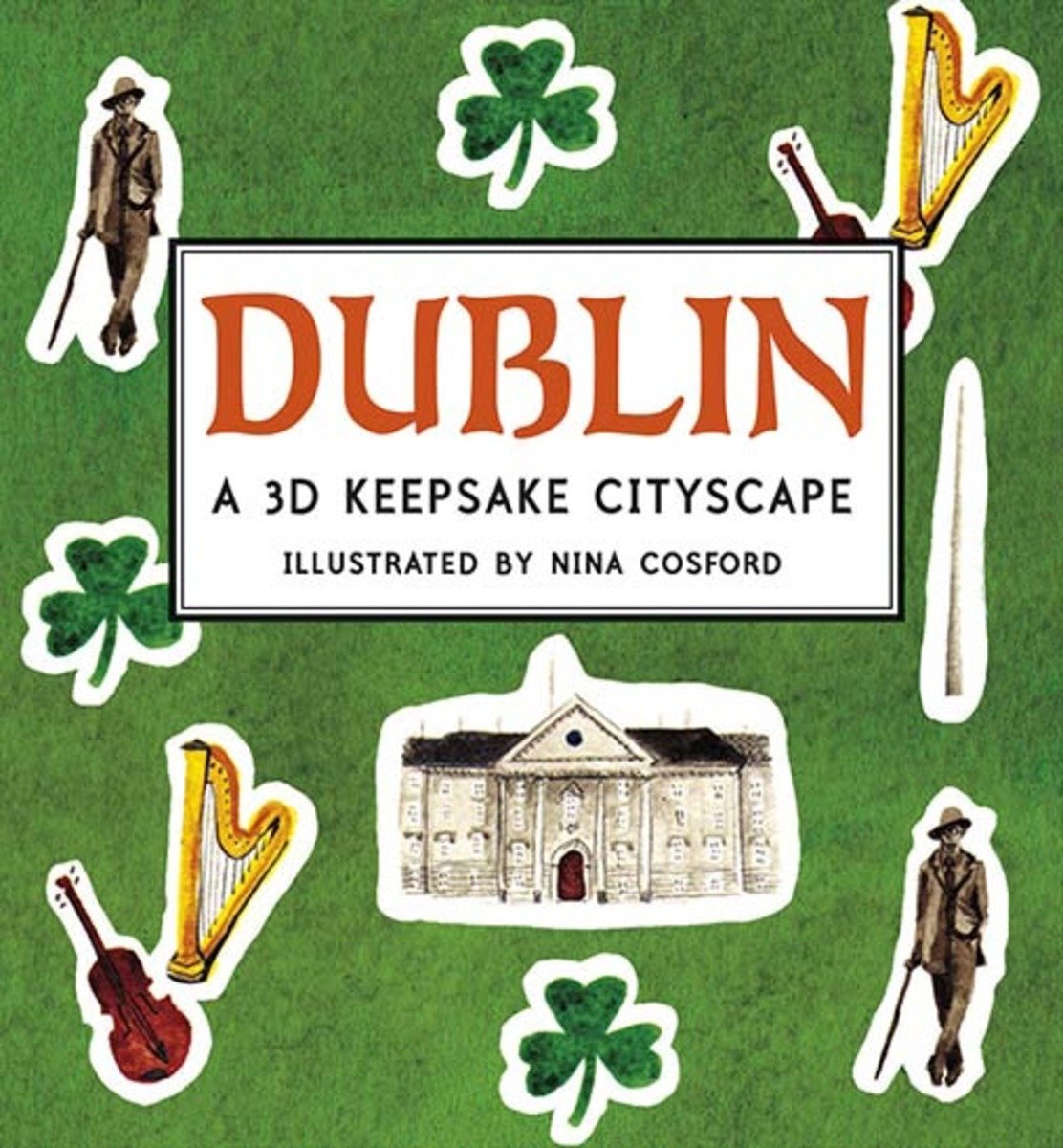 Dublin: A 3D Keepsake Cityscape (Hardcover Book)