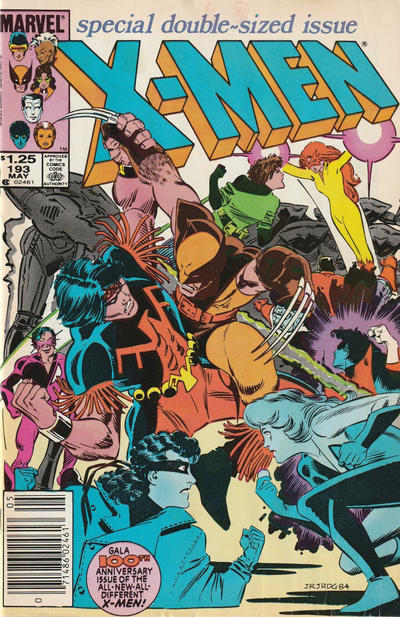 The Uncanny X-Men #193 [Newsstand]-Very Fine (7.5 – 9)