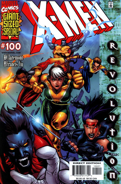 X-Men #100 [Yu Cover Variant]-Very Fine 
