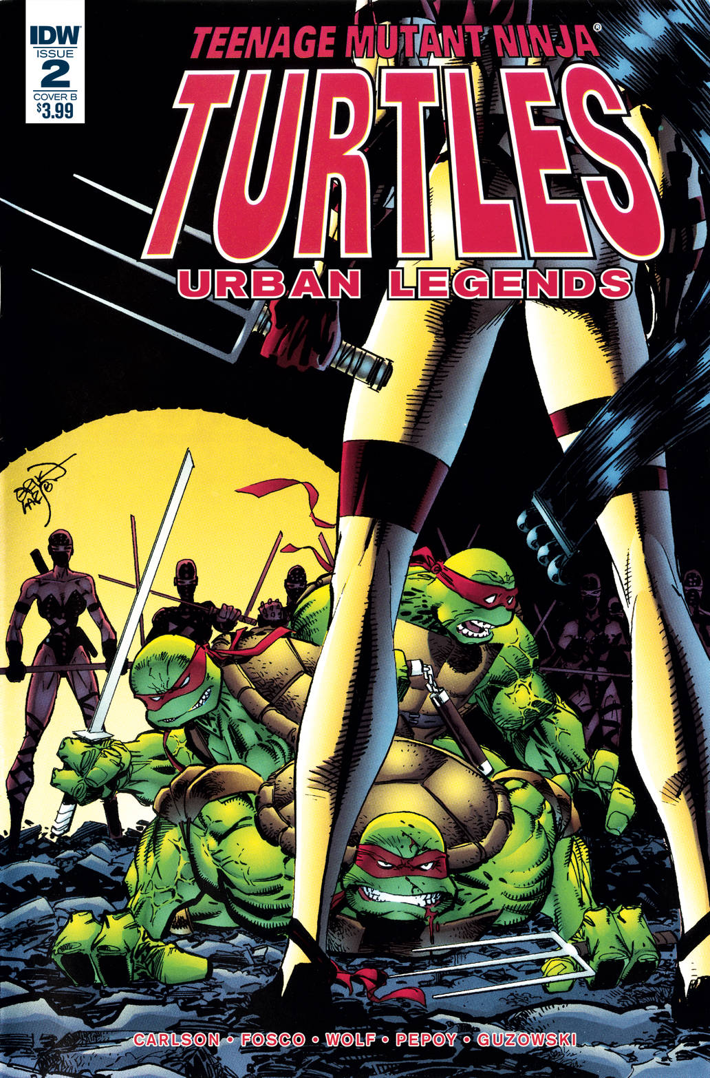 Teenage Mutant Ninja Turtles Urban Legends #2 Cover B Larsen