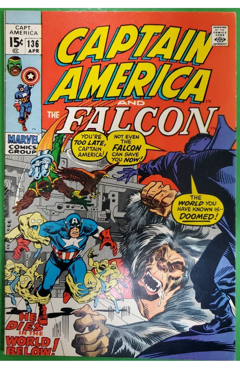 Captain America #136 1971 Online Vf/Nm