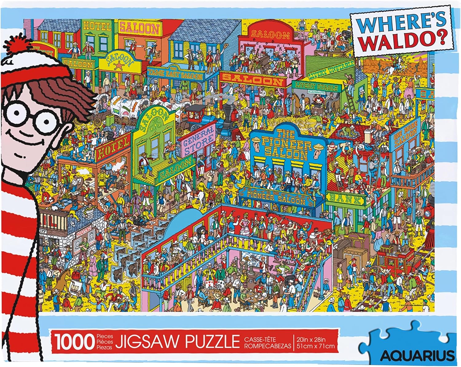 Where's Waldo Wild Wild West 1,000-Piece Puzzle