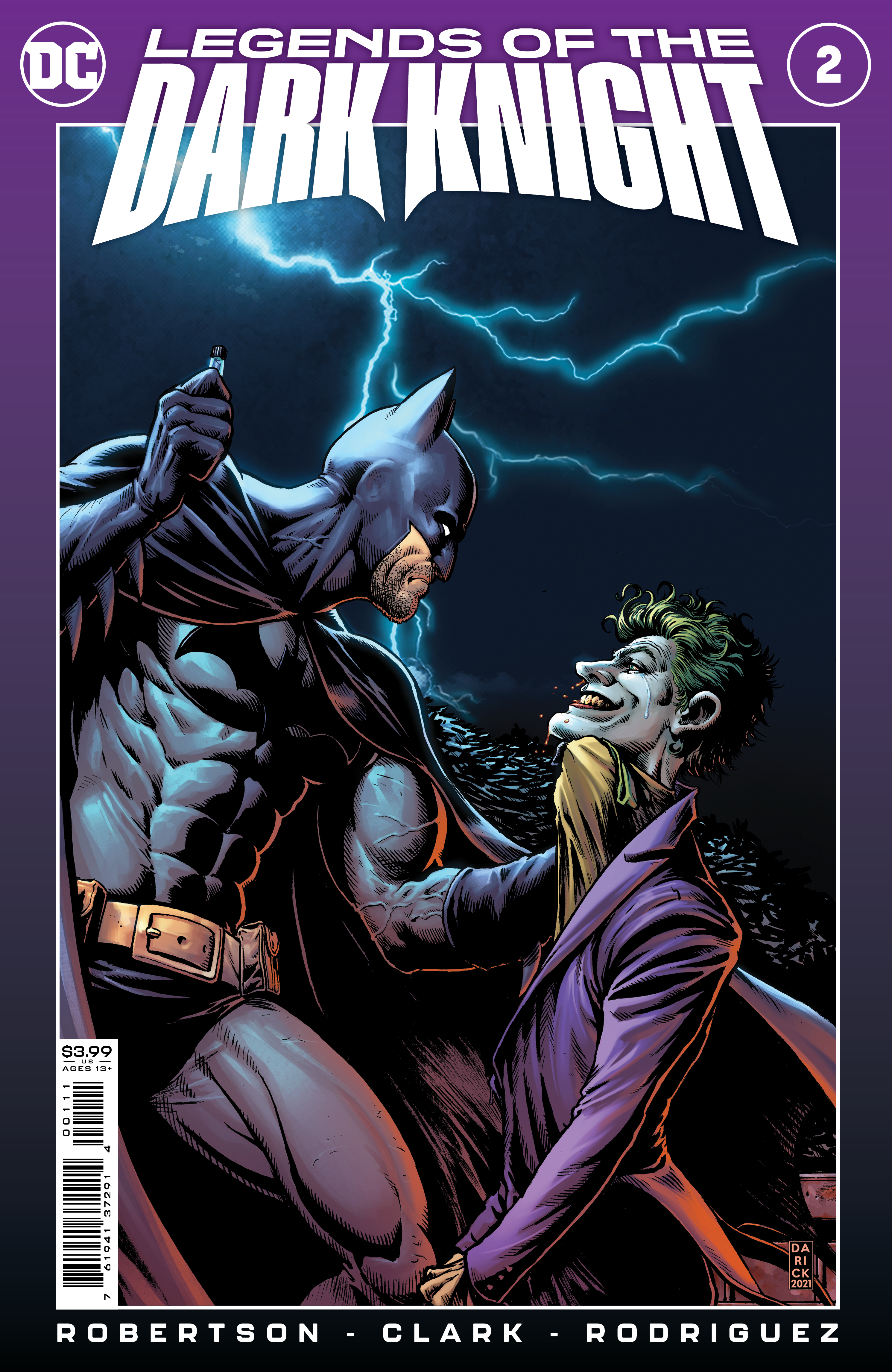 Legends of the Dark Knight #2 Cover A Darick Robertson & Diego Rodriguez (2021)