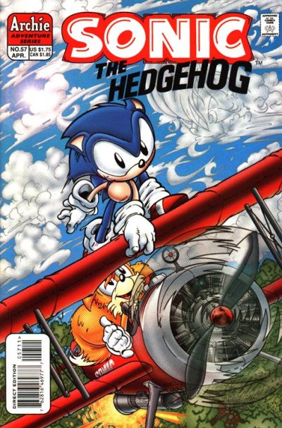 Sonic The Hedgehog #57-Very Fine (7.5 – 9)