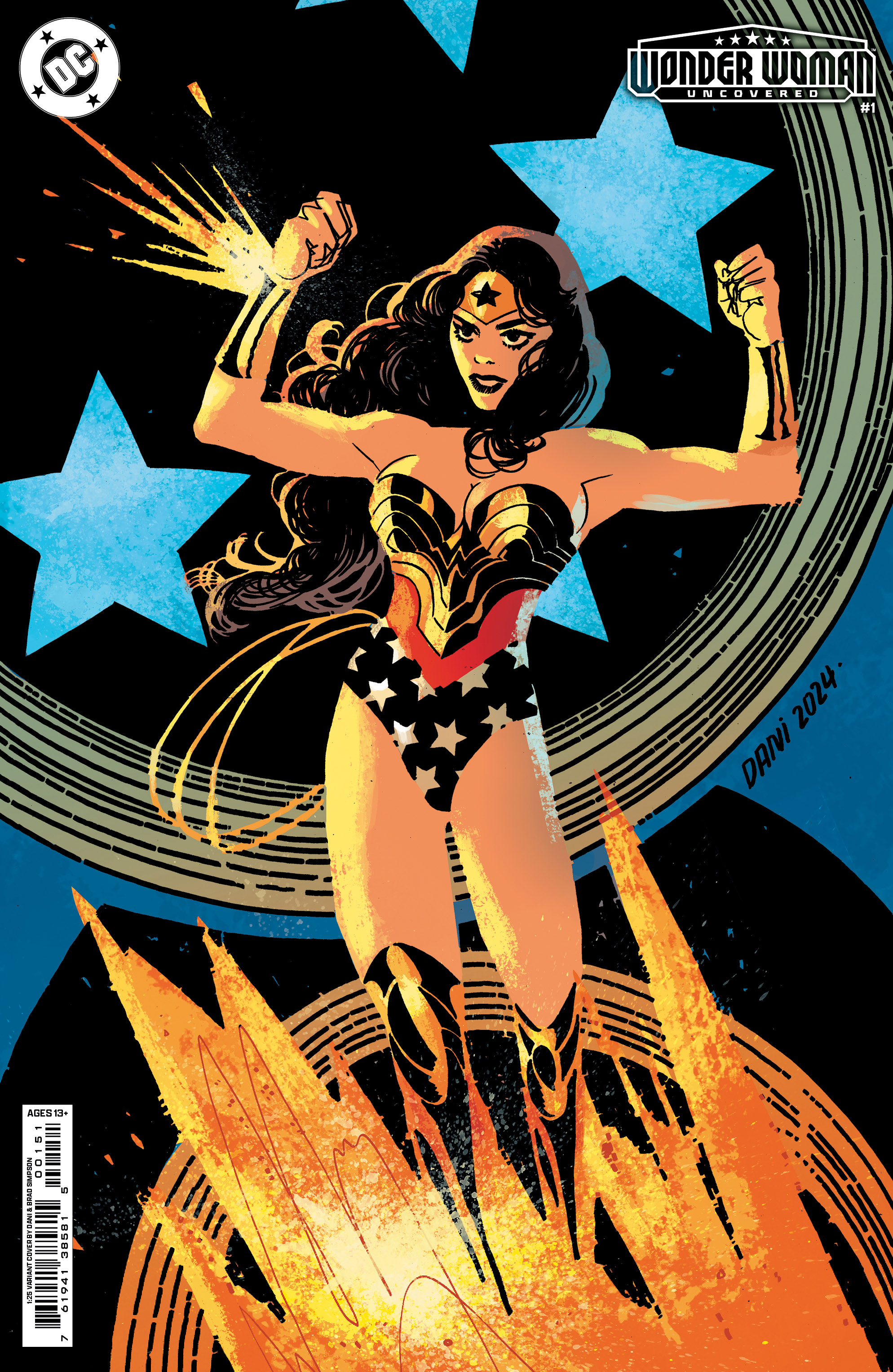 Wonder Woman Uncovered #1 (One Shot) Cover E 1 for 25 Incentive Dani Variant