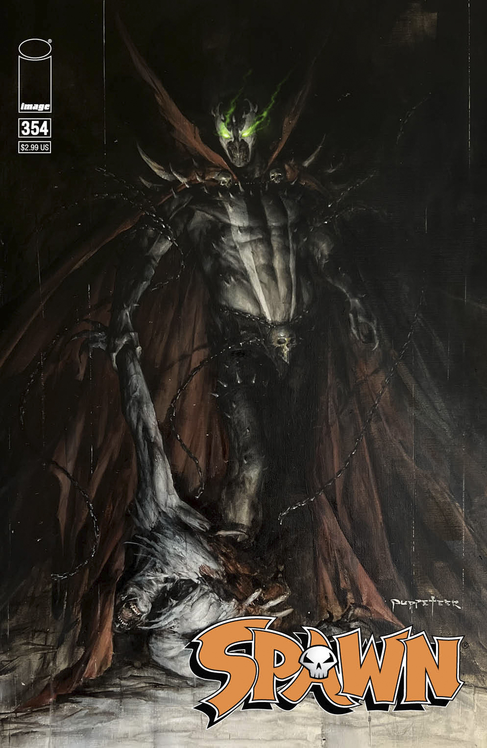 Spawn #354 Cover A Puppeteer Lee