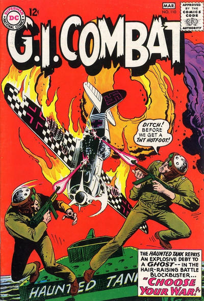 G.I. Combat #110-Very Good, Cover Detatched