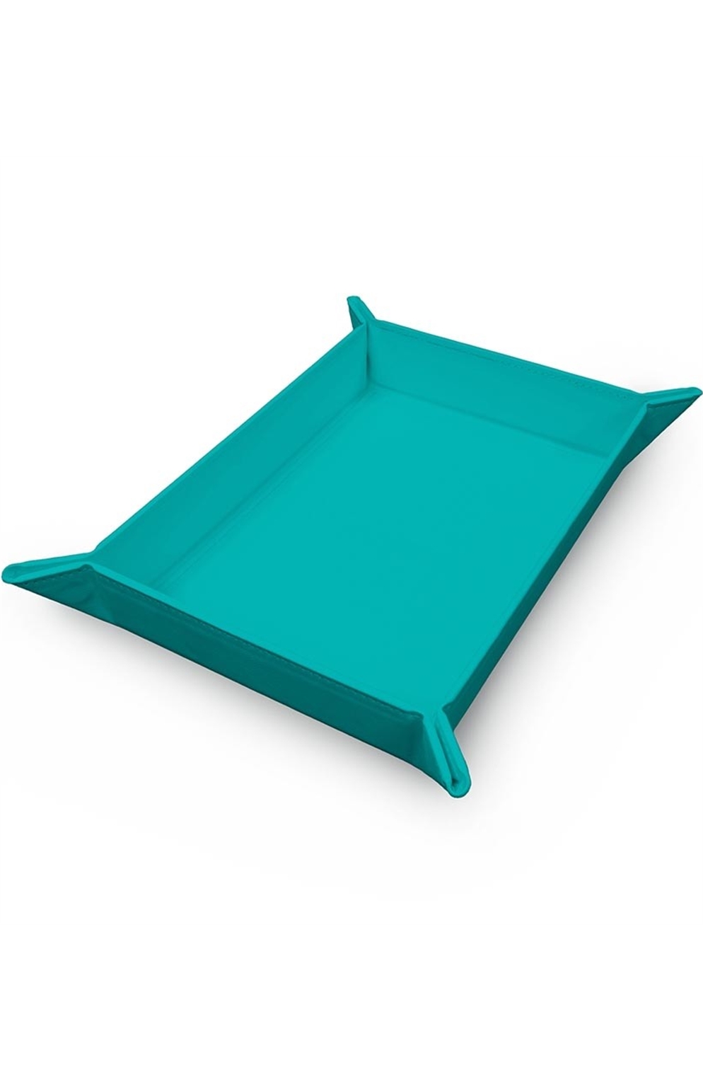 Vivid Magnetic Foldable Dice Tray Teal