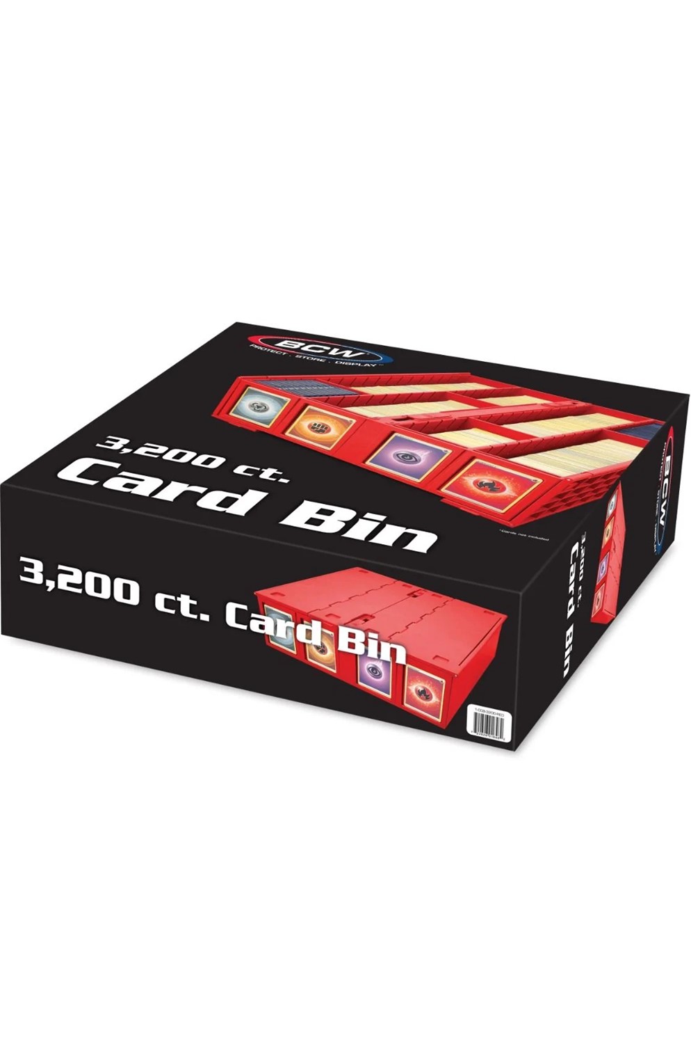 Collectible Card Bin - Red (3200 Count)