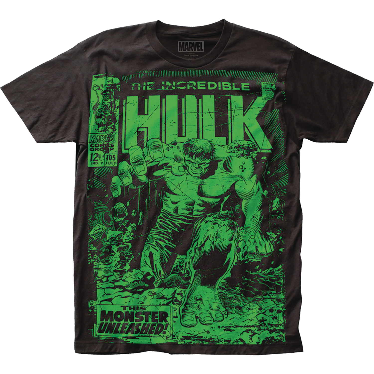 Marvel The Incredible Hulk Monster Unleashed T-Shirt XXL