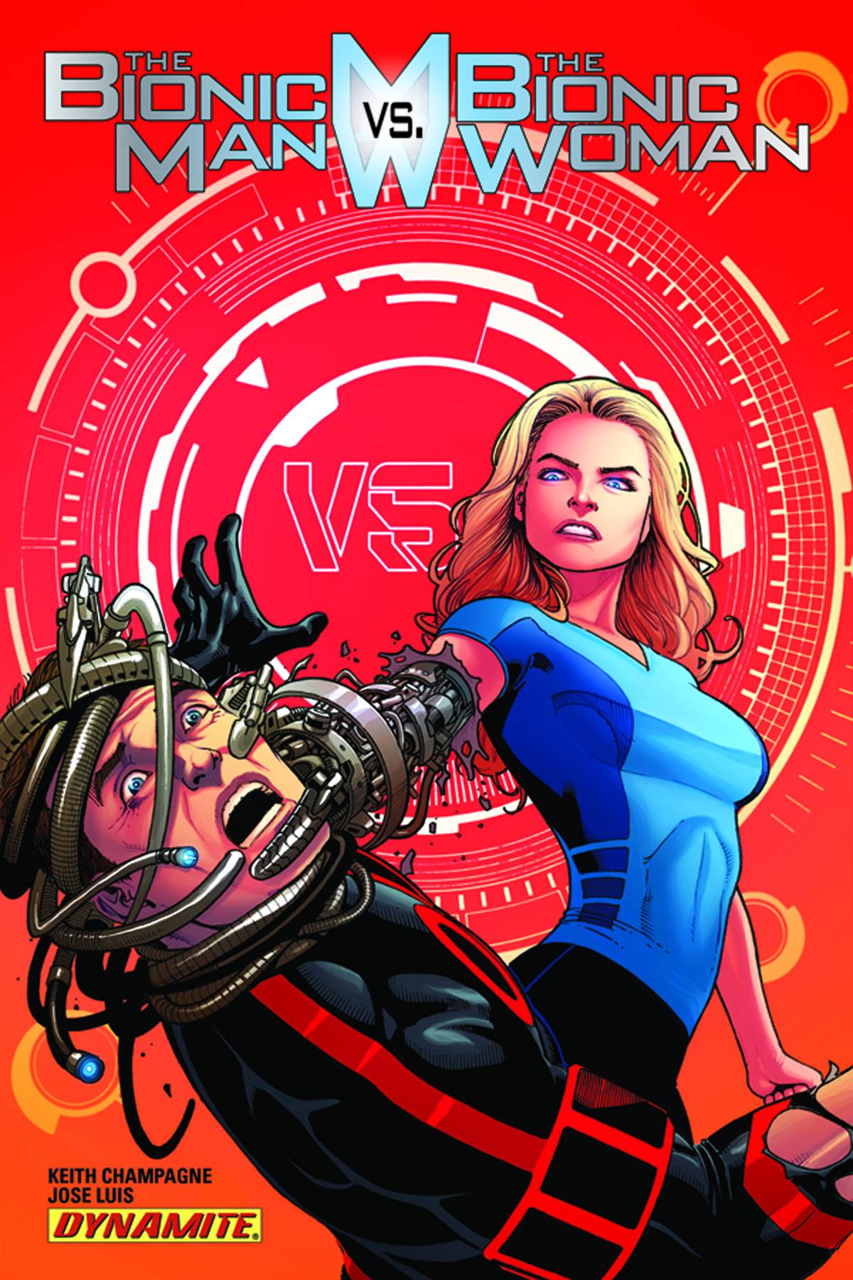 Bionic Man Vs the Bionic Woman Graphic Novel